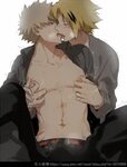 bakugou katsuki and kaminari denki (boku no hero academia) d